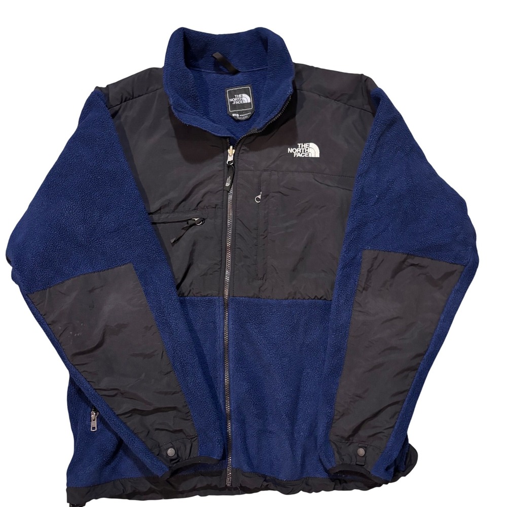 The North Face Denali Fleece Jacket Mens Large Blue Polartec Full Zip